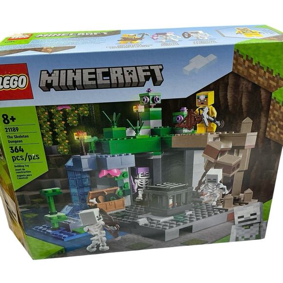 Lego Other - LEGO Minecraft The Skeleton Dungeon 21189 Toy Building Kit 364 pcs